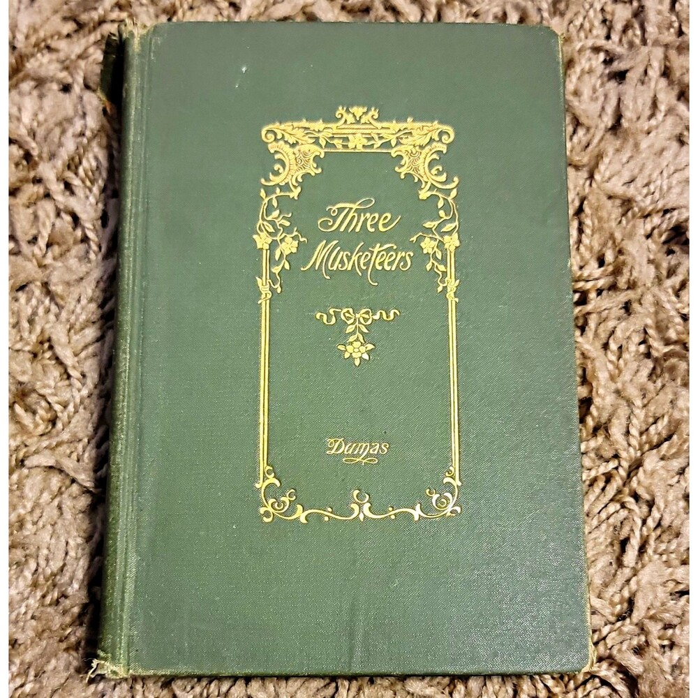 Antique Alexandre Dumas Three Musketeers Hardcover T. Y. Crowell & Comp. 1900's